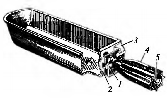 Мульда на хоботе завалочной машины